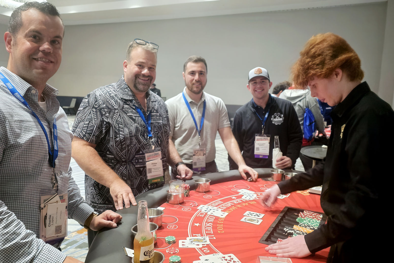 DMSI team and friends during Casino night at Reliable Plant Conference.