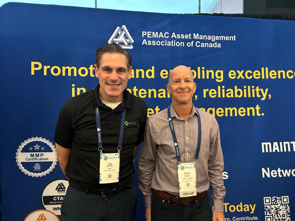 MainTrain 2026 Recap John McSween with Richard Stamper John MacSween of DMSI and Richard Stamper of PEMAC smile in front of the PEMAC banner at MainTrain 2026